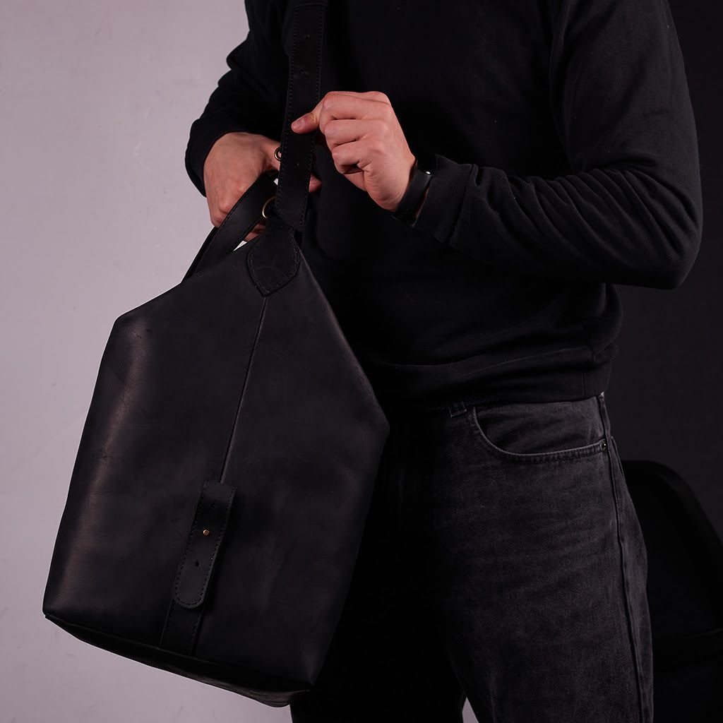 All In Leather Travel Bag