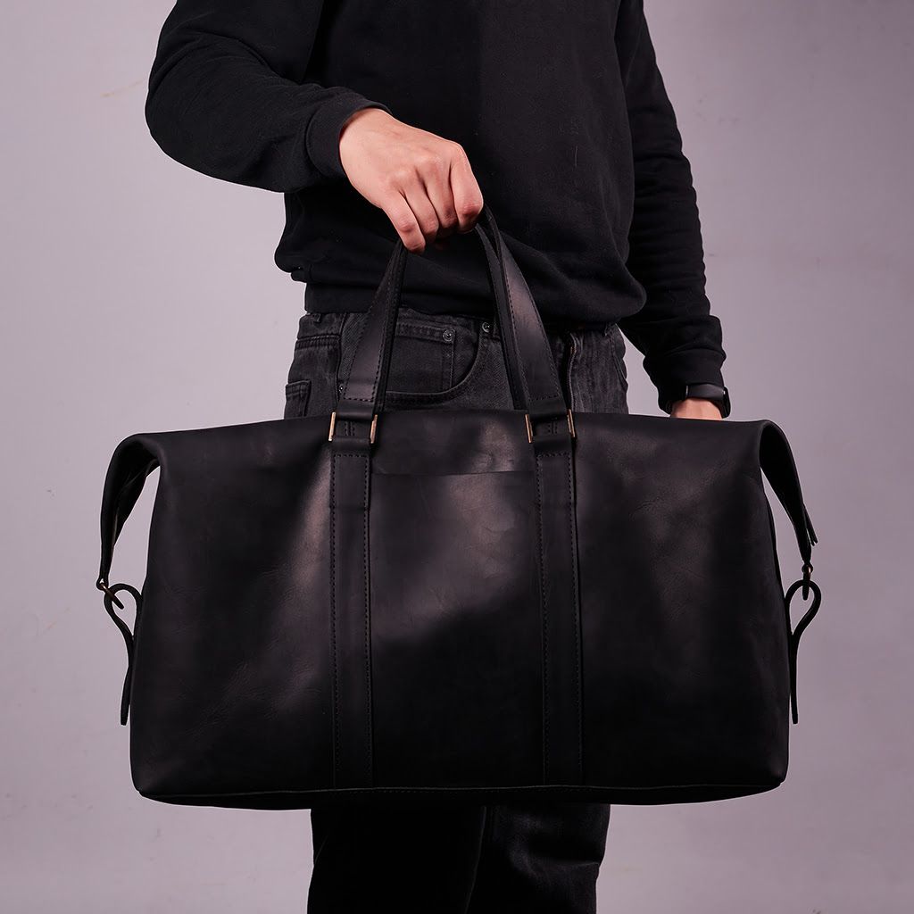 All In Leather Travel Bag
