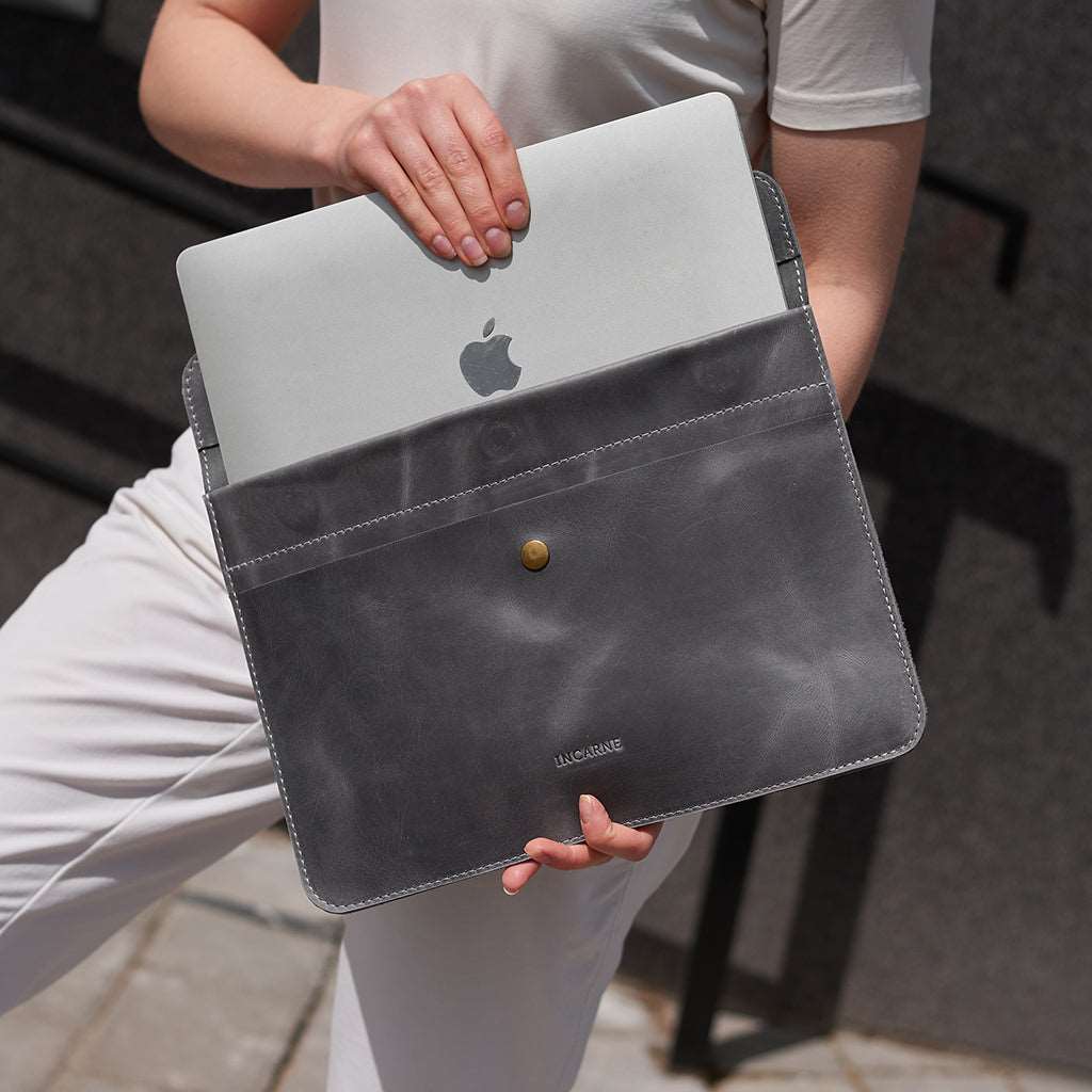 Lab Leather Laptop Sleeve