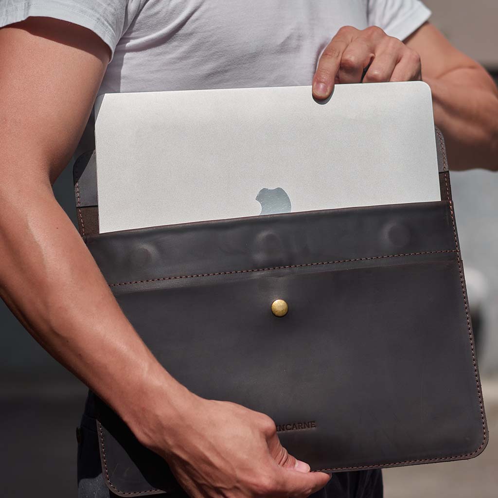 Lab Leather Laptop Sleeve