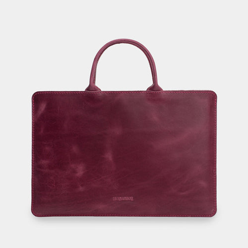 Stem Leather Laptop Sleeve with Handles