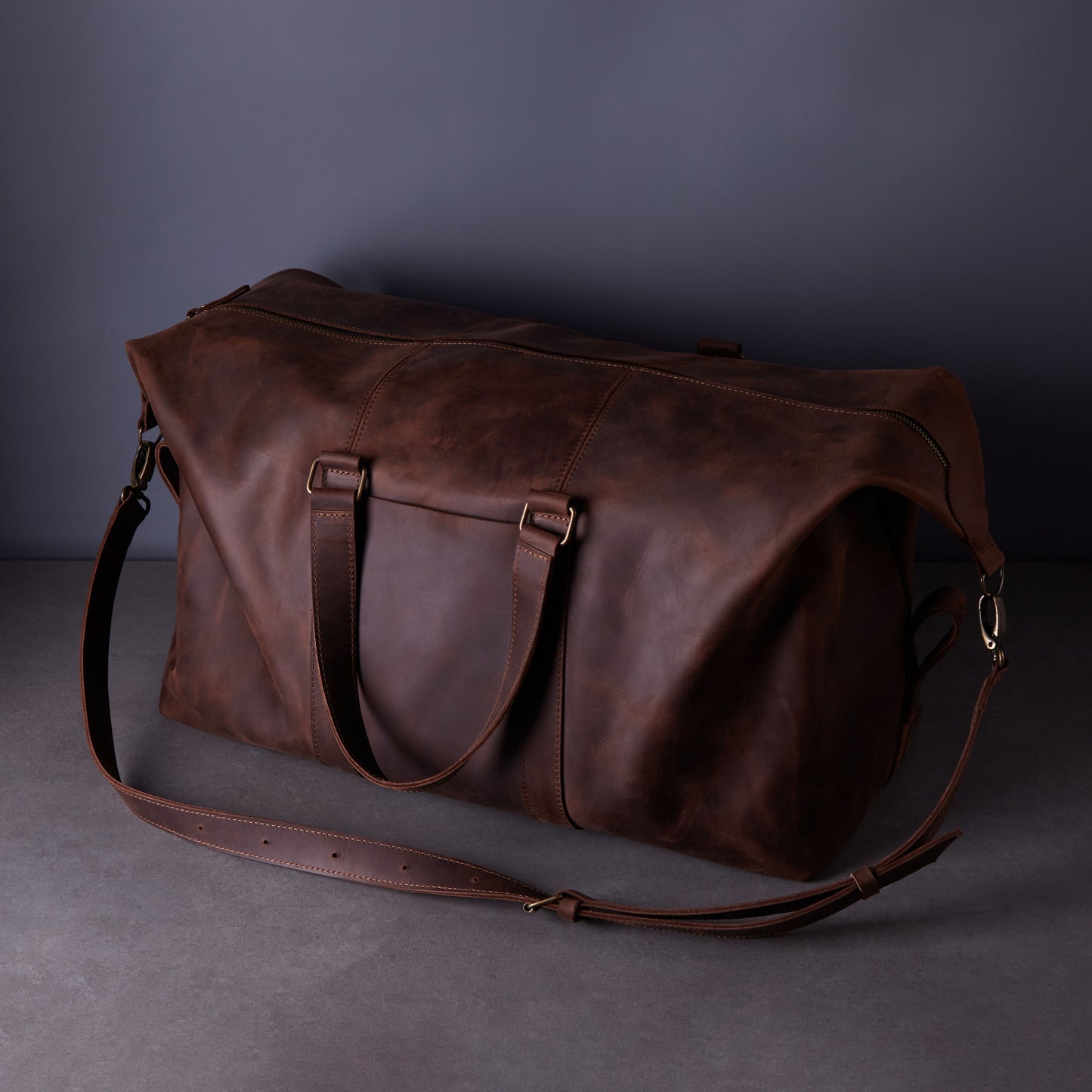 All In Leather Travel Bag