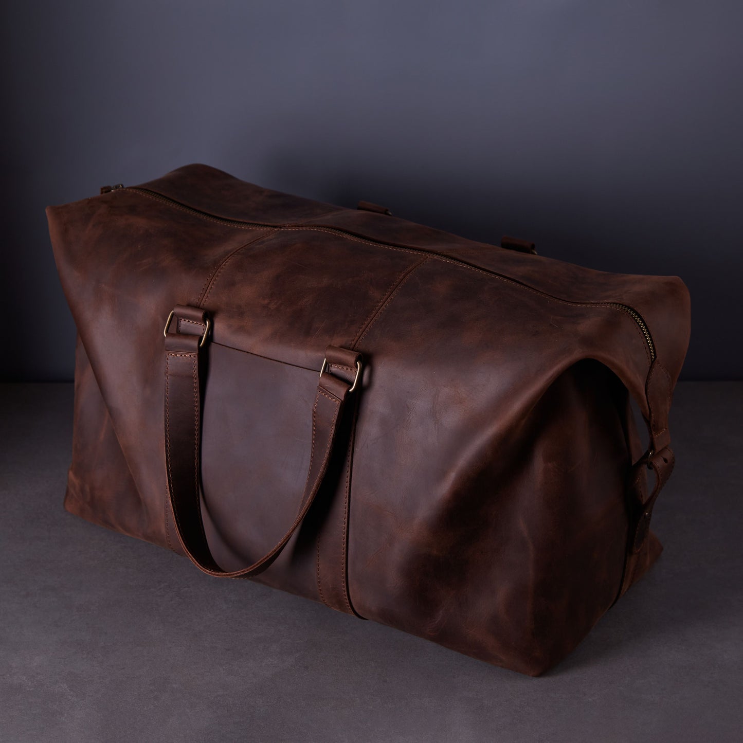 All In Leather Travel Bag