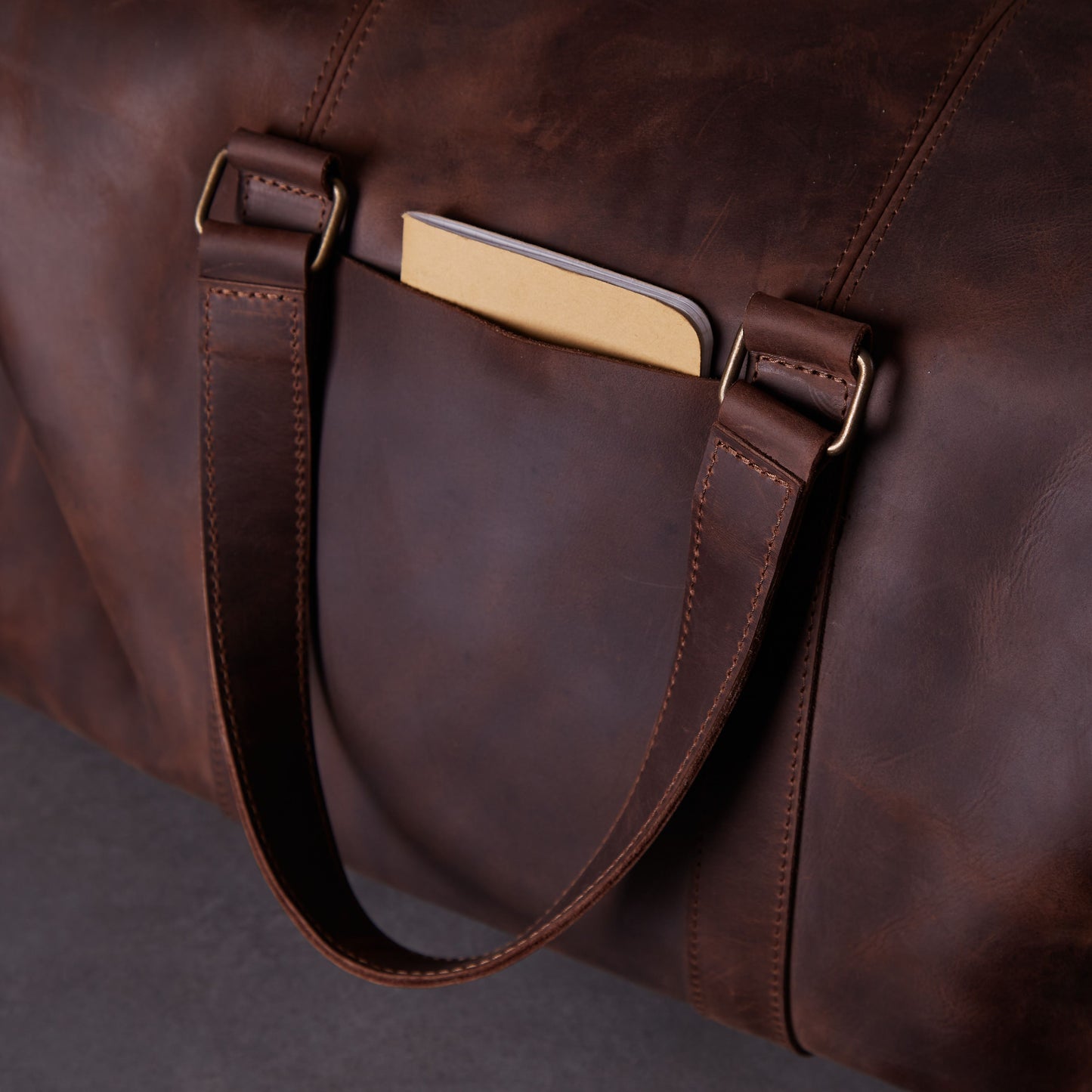 All In Leather Travel Bag