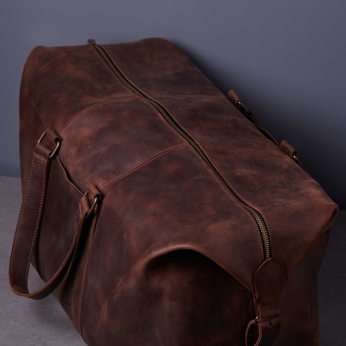 All In Leather Travel Bag