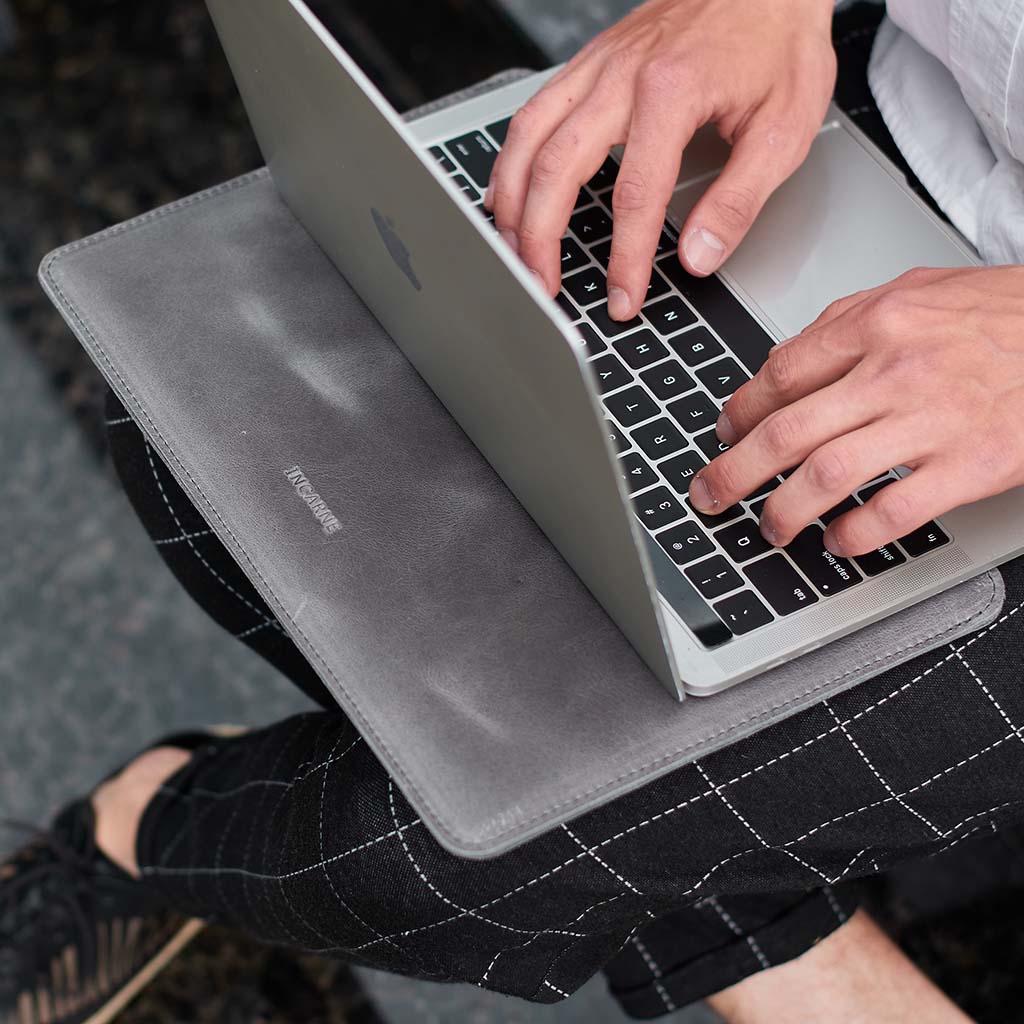 Stem Leather Laptop Sleeve with Handles