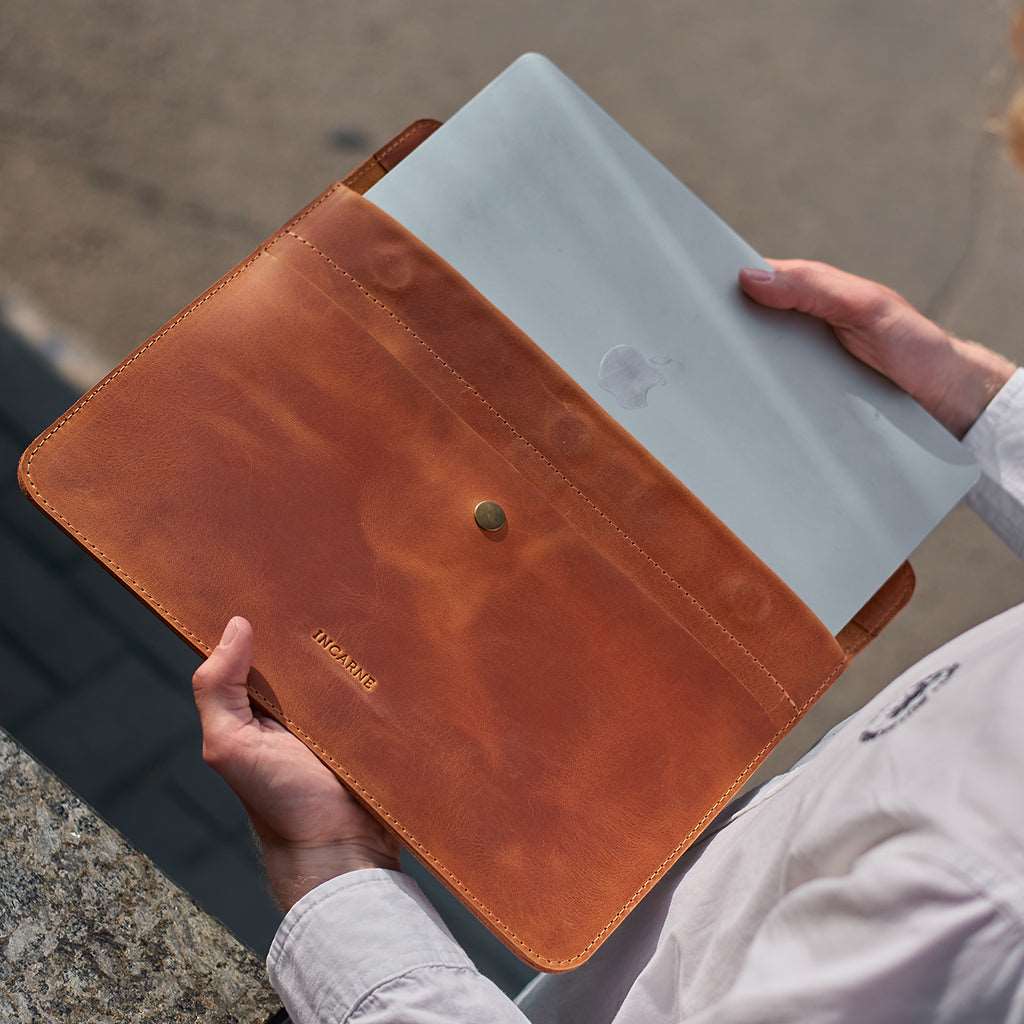 Lab Leather Laptop Sleeve
