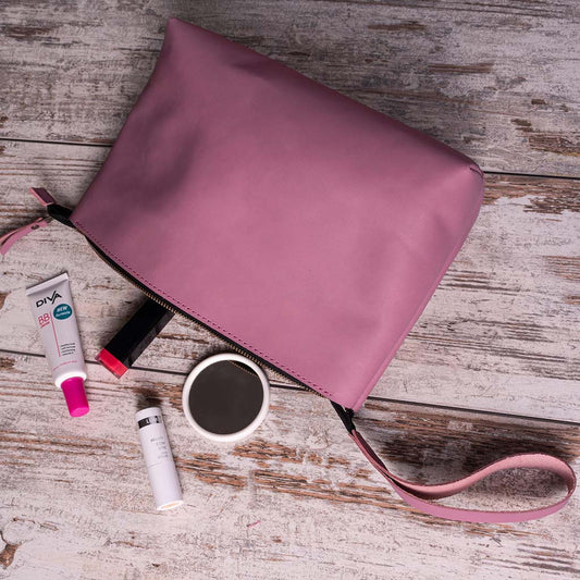 MUA Leather Makeup Bag