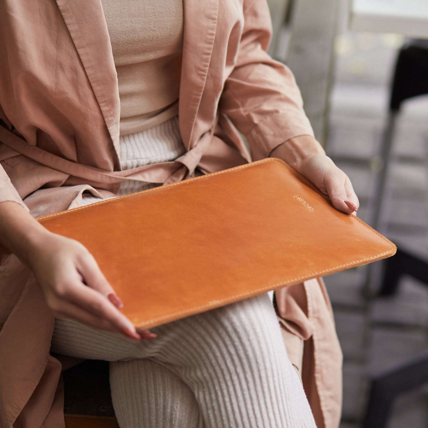Free Port Leather iPad Sleeve