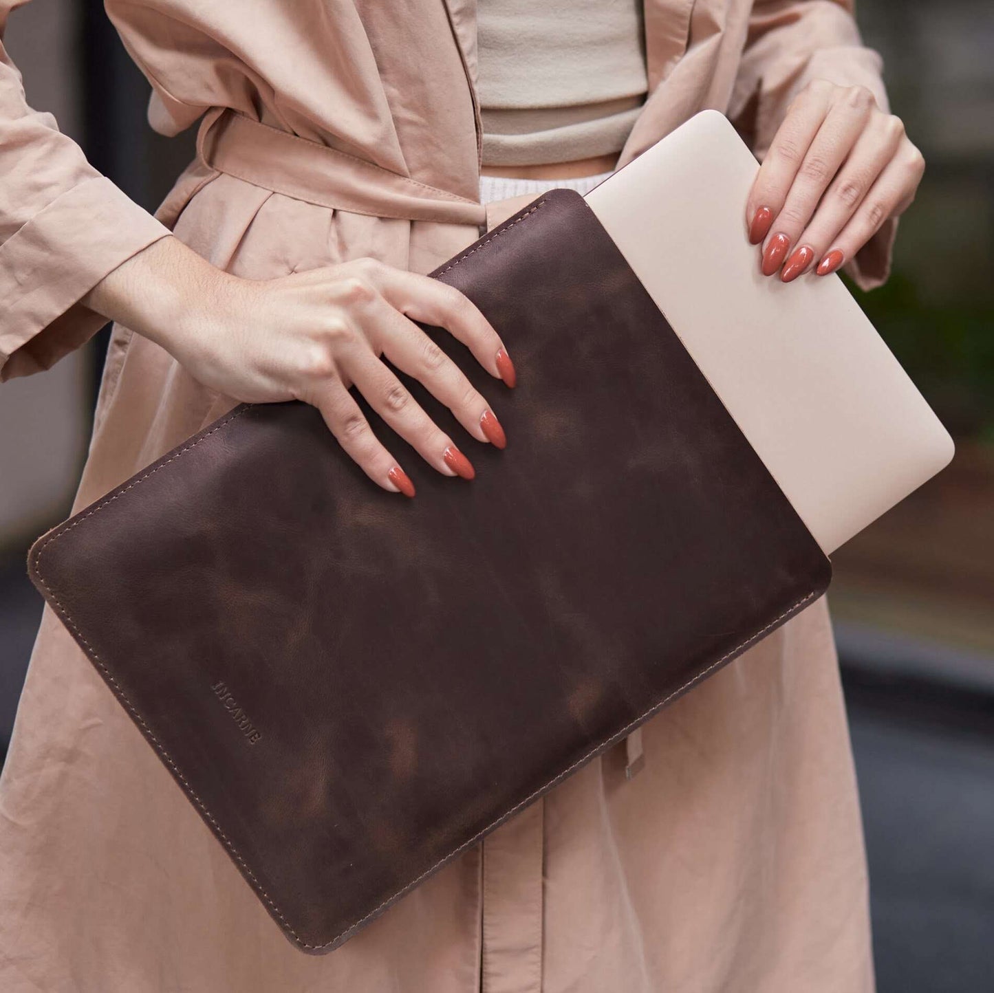 Free Port Leather iPad Sleeve