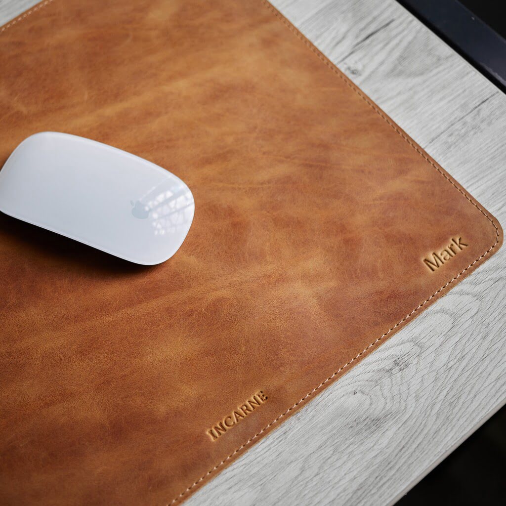 Word Leather Mousepad