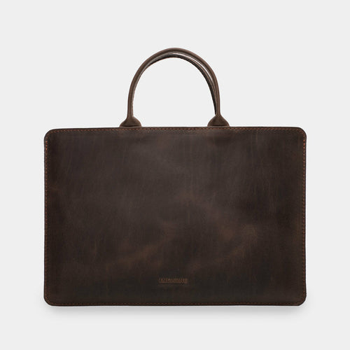 Stem Leather Laptop Sleeve with Handles