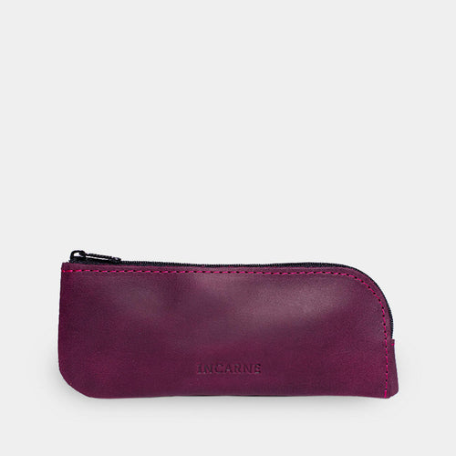 Leaf Leather Eyeglass Case