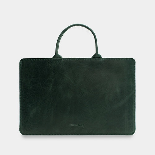 Stem Leather Laptop Sleeve with Handles