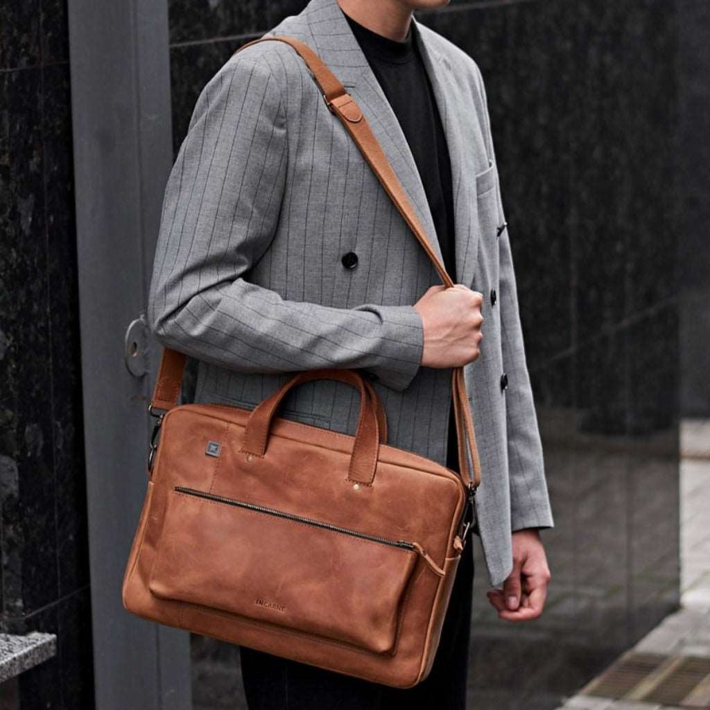 Biz Leather Laptop Bag