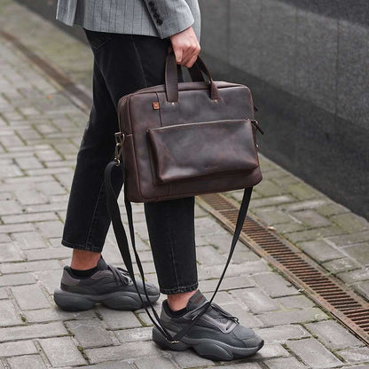 Biz Leather Laptop Bag