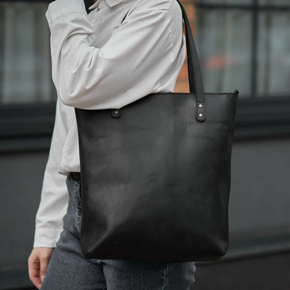 Minimalistic Leather Women's 2in1 Bag