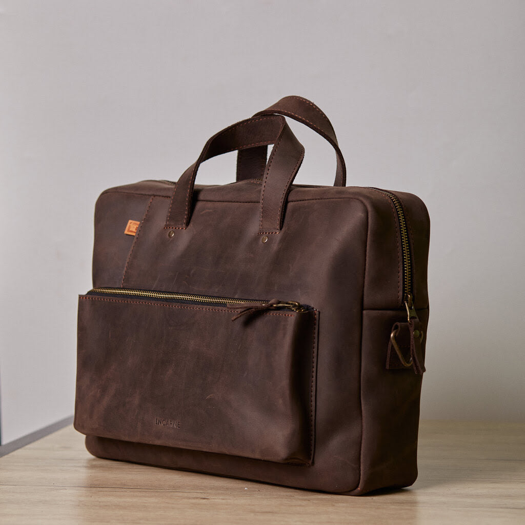 Biz Leather Laptop Bag