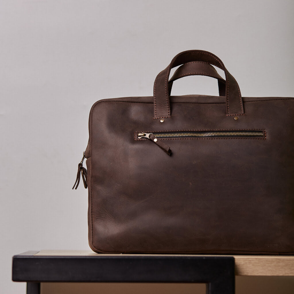 Biz Leather Laptop Bag