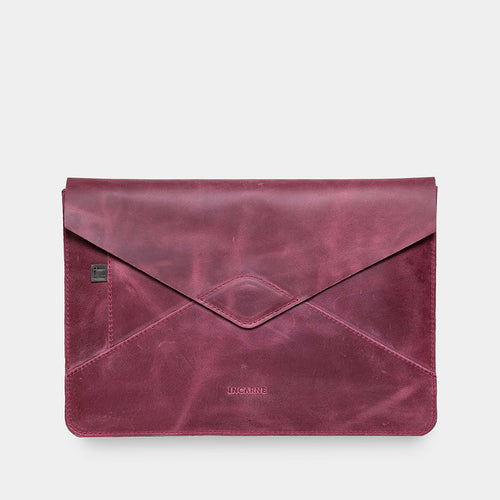 Message Leather Laptop Sleeve