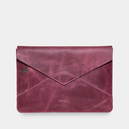 Message Leather Laptop Sleeve